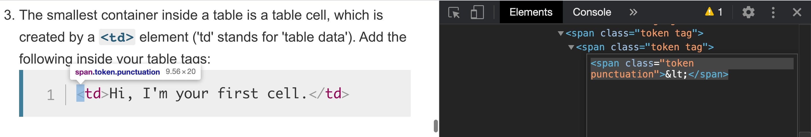 MDN use of HTML Entities