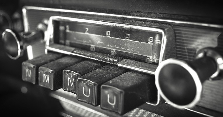 A car radio